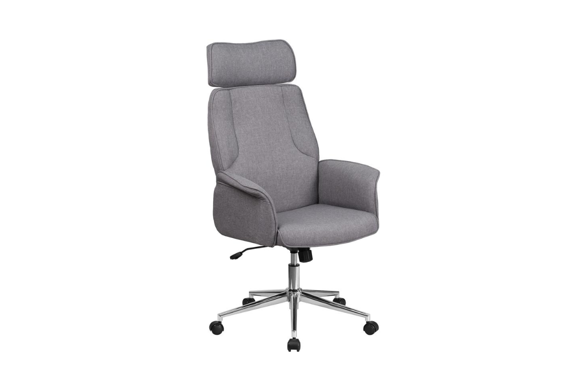 High Back Executive Office Chair Fully Upholstered Arms