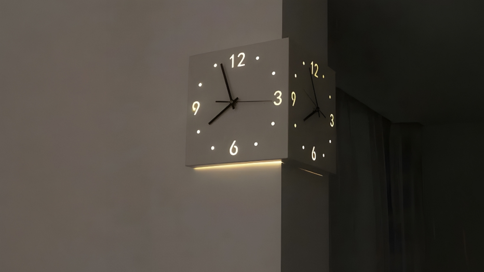 Elevate Your Home Decor with Our Minimalist Corner Clock