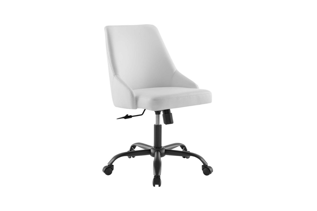 Designate Swivel Vegan Leather Office Chair