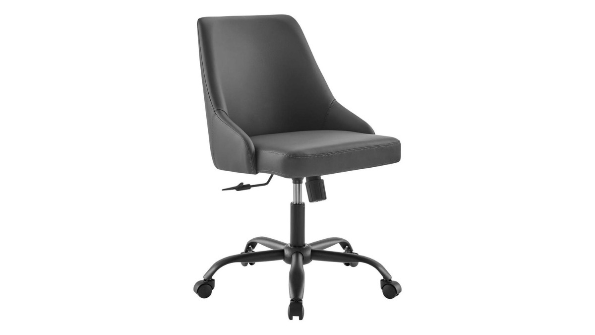 Designate Swivel Vegan Leather Office Chair 3 Designate Swivel Vegan Leather Office Chair