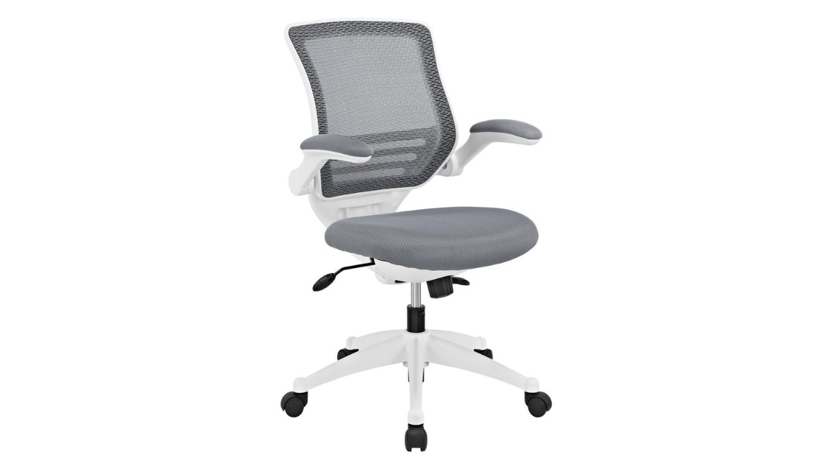Edge White Base Office Chair