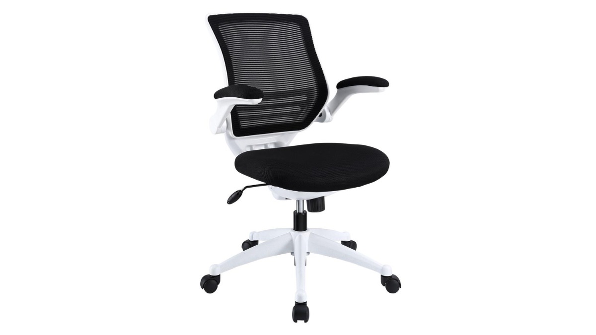 Edge White Base Office Chair