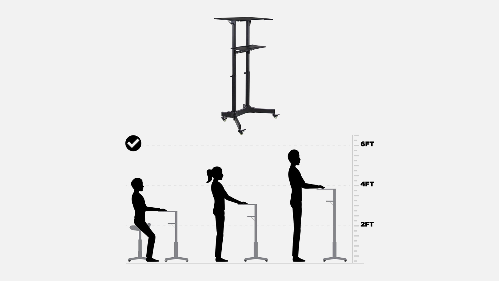 Mount-It! Portable Presentation Lectern