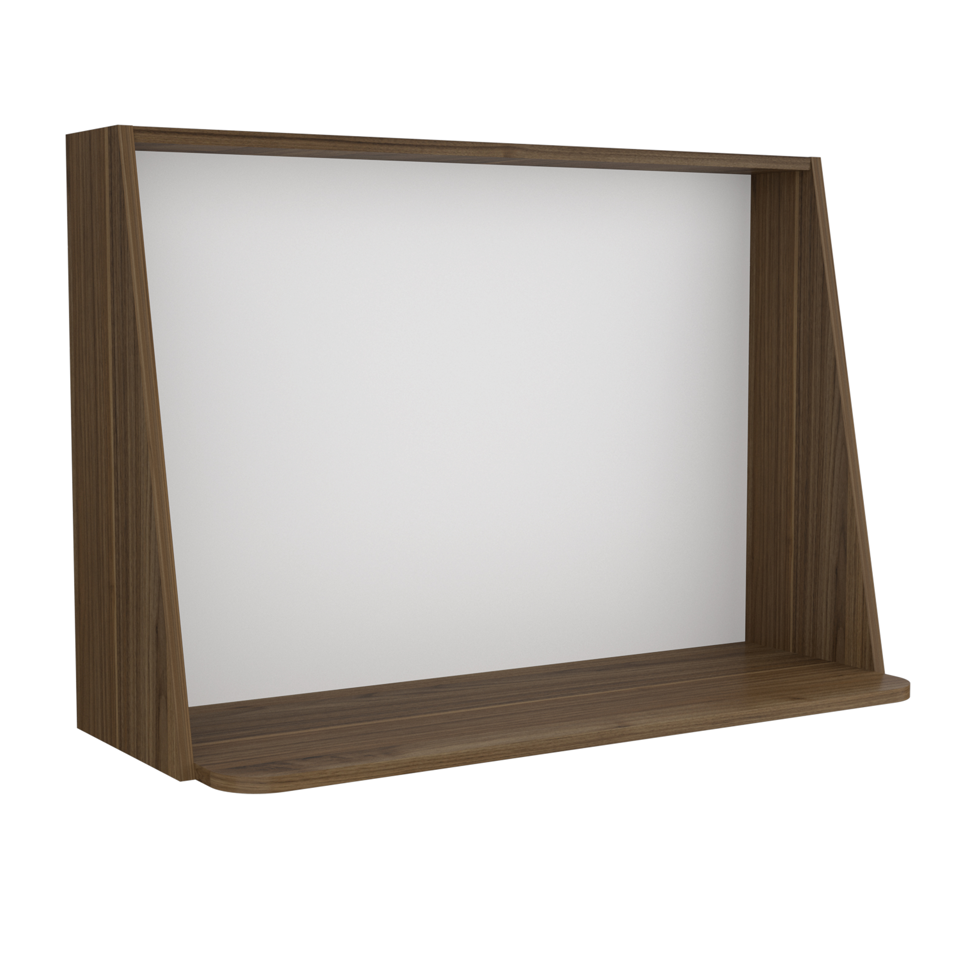Depot Eshop Vasco Wall Desk, Mahogany / White
