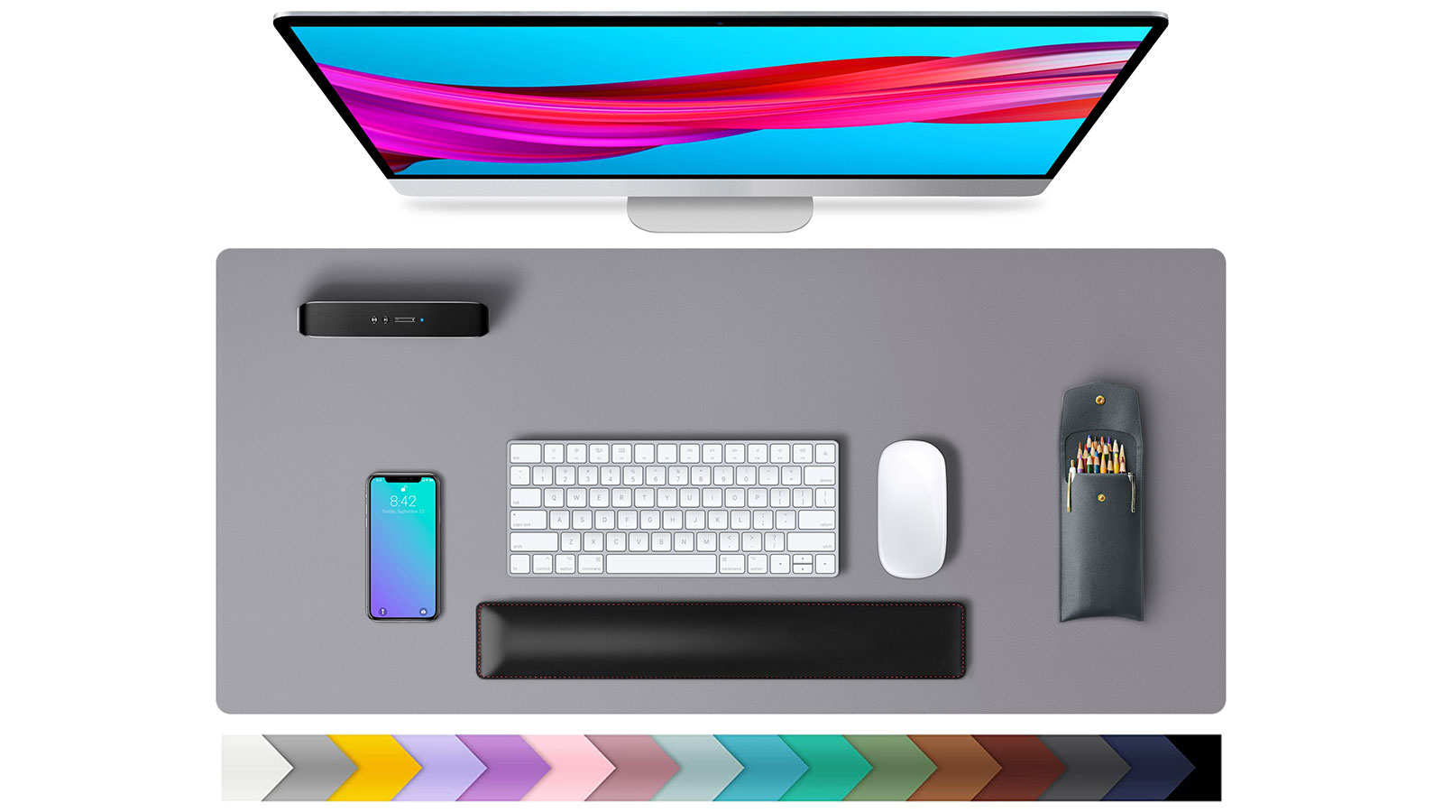 Aothia Leather Desk Pad&Blotter