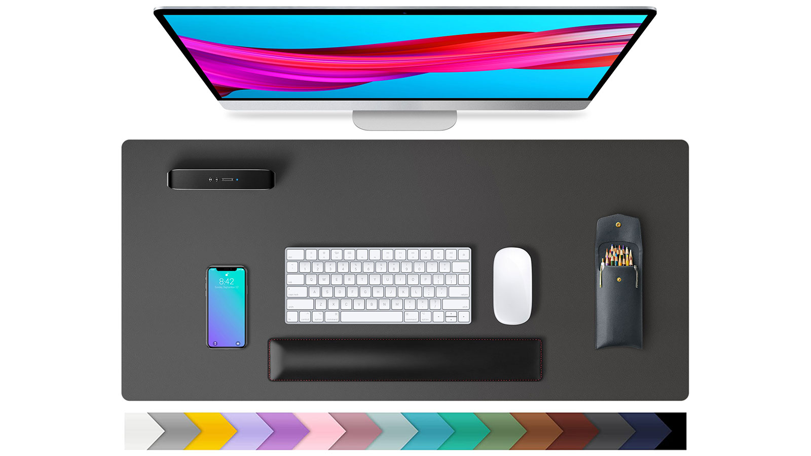 Aothia Leather Desk Pad&Blotter
