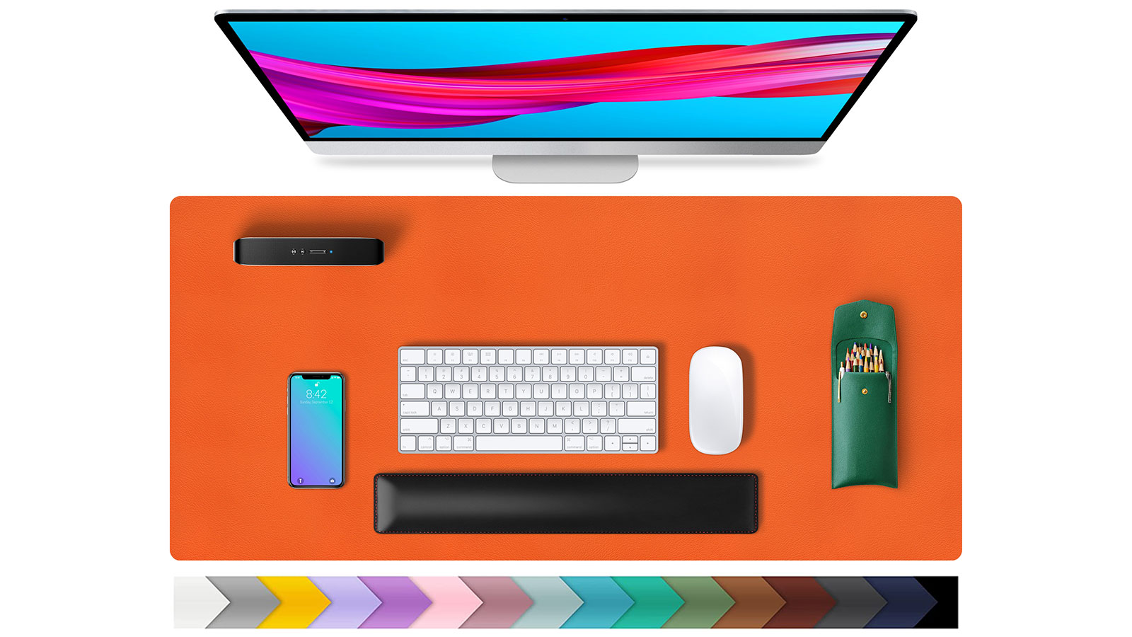Aothia Leather Desk Pad&Blotter