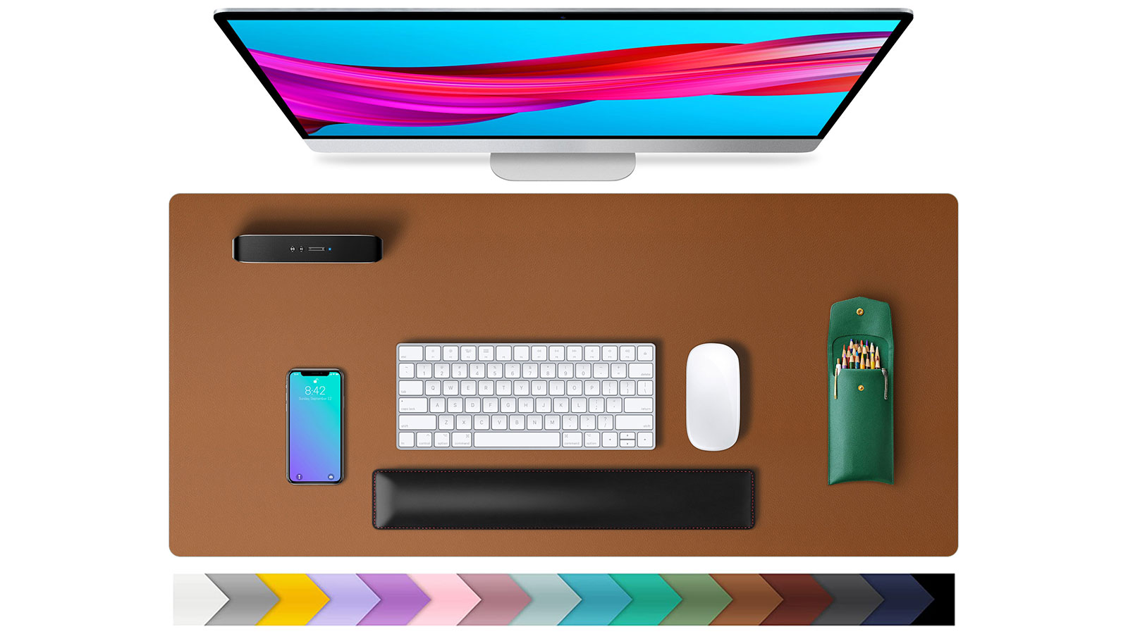 Aothia Leather Desk Pad&Blotter