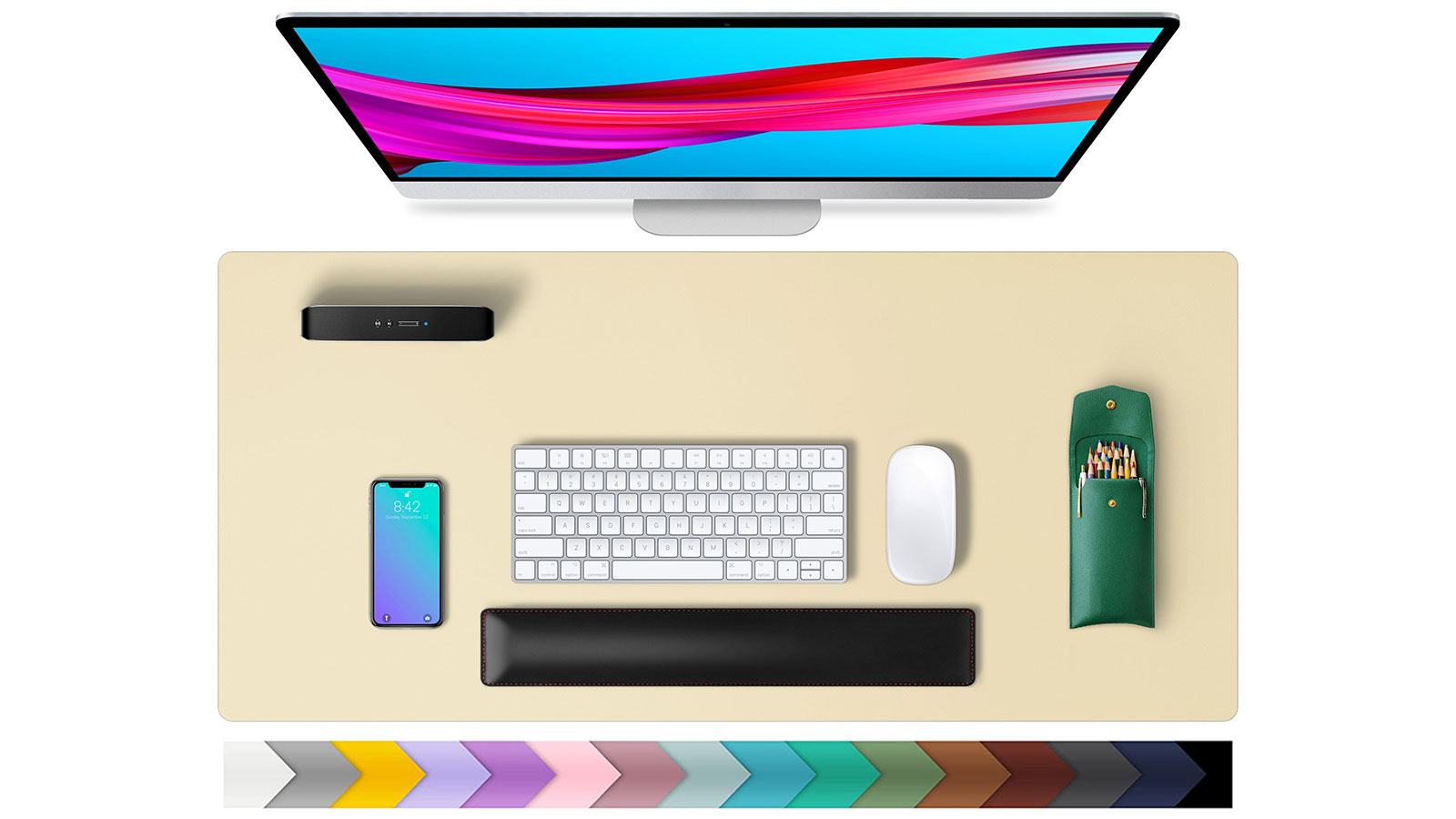 Aothia Leather Desk Pad&Blotter