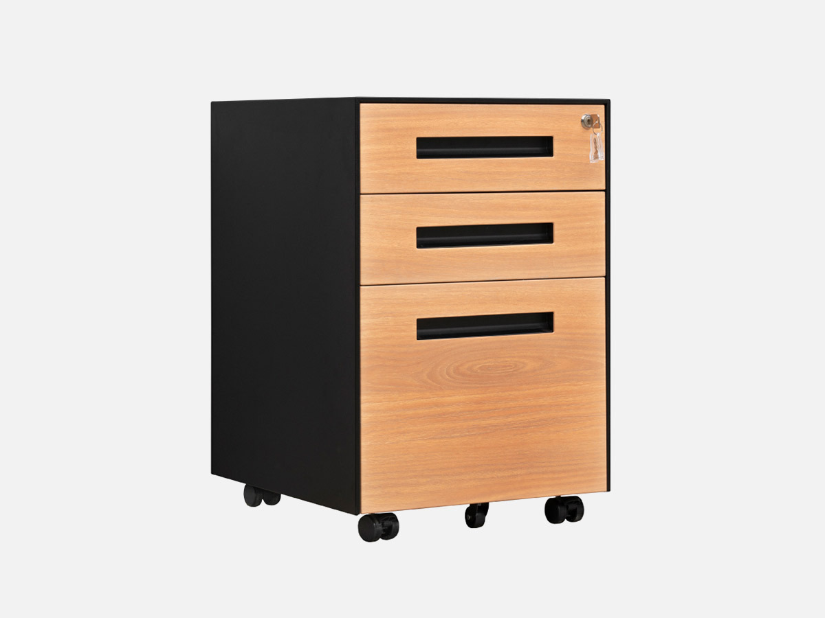 3 Drawers Metal File Cabinet - Logicfox