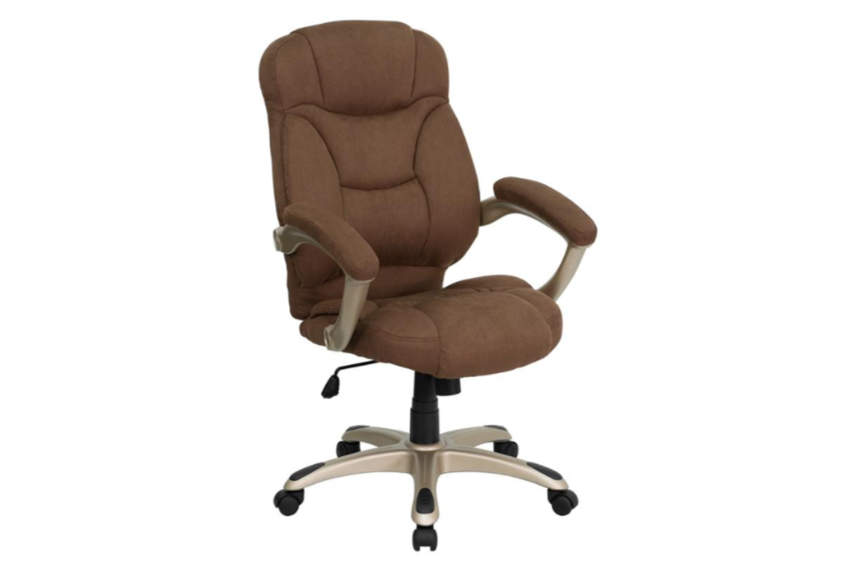 Contemporary Executive Swivel Ergonomic Office Chair with Arms
