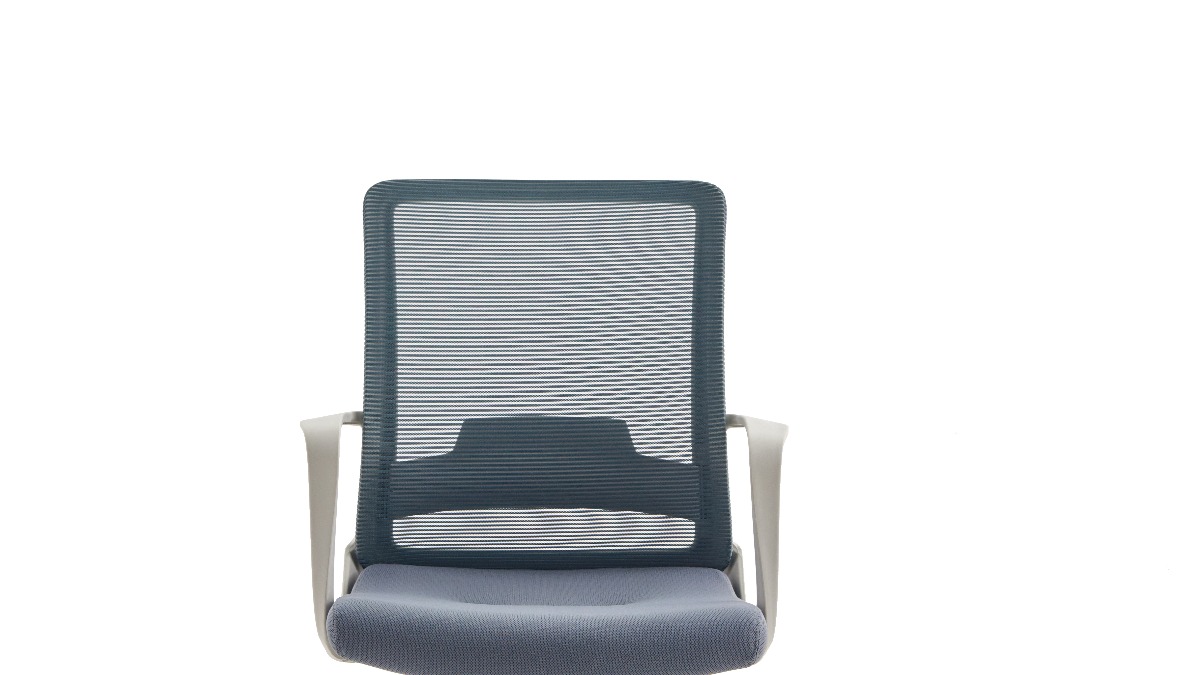 Adelaide Office Chair ,Smokey Oak / White