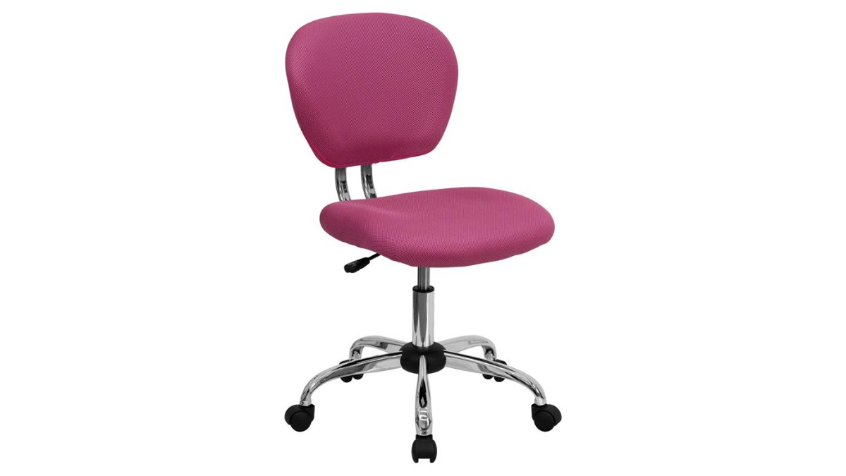 Swivel Task Office Chair with Chrome Base