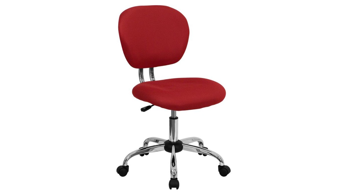 Swivel Task Office Chair with Chrome Base