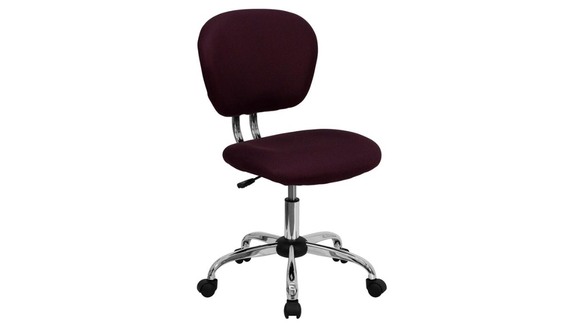 Swivel Task Office Chair with Chrome Base
