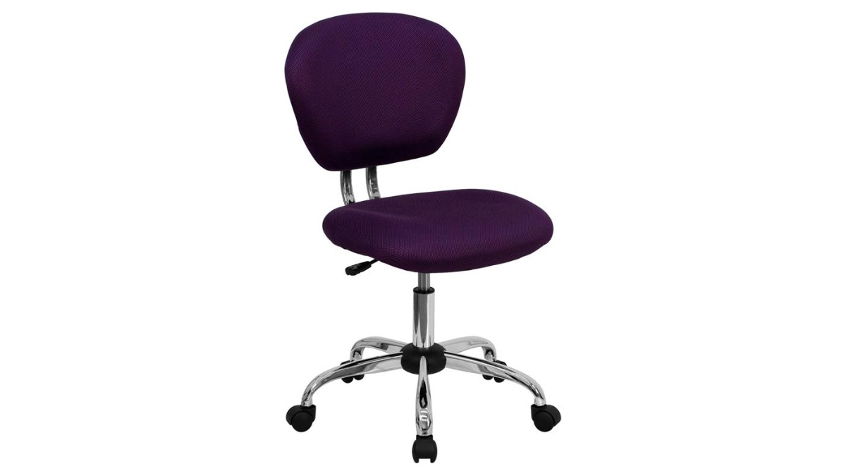 Swivel Task Office Chair with Chrome Base