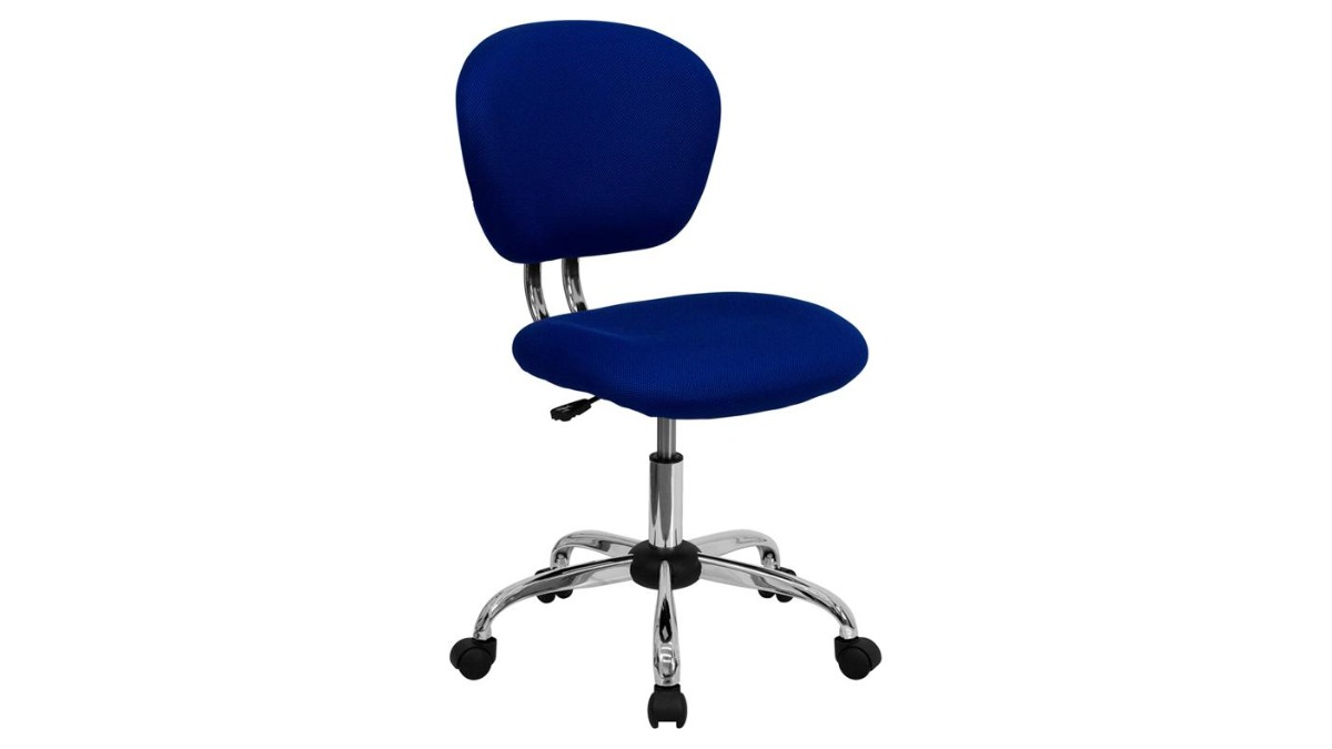 Swivel Task Office Chair with Chrome Base