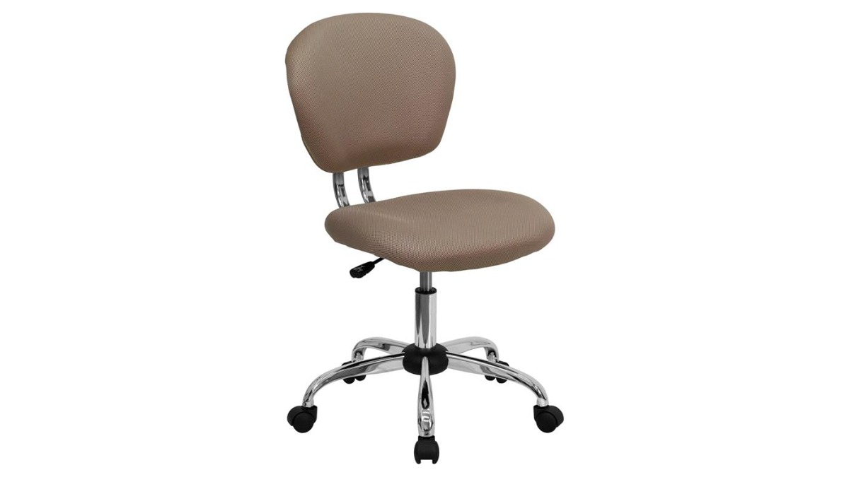 Swivel Task Office Chair with Chrome Base
