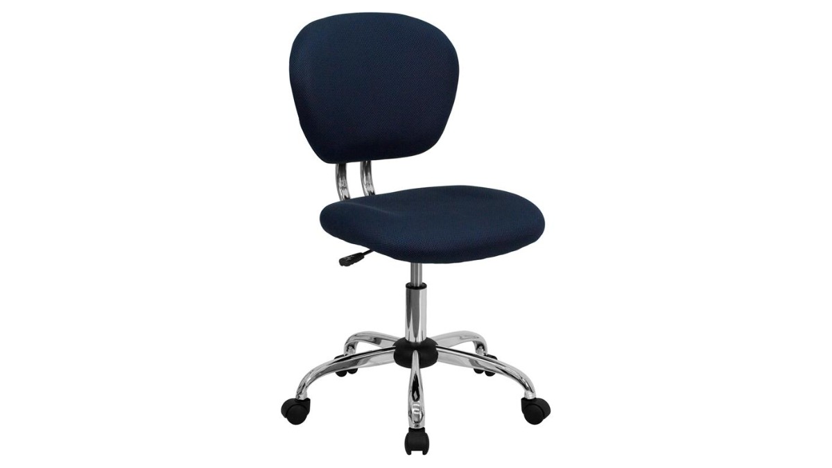 Swivel Task Office Chair with Chrome Base