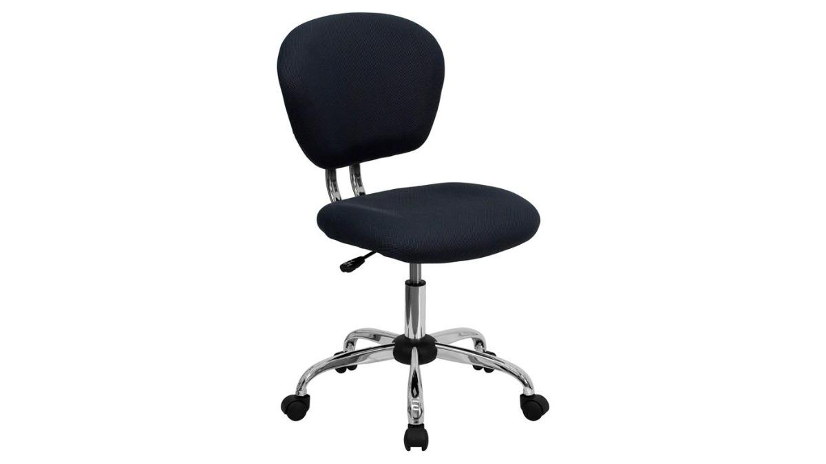 Swivel Task Office Chair with Chrome Base