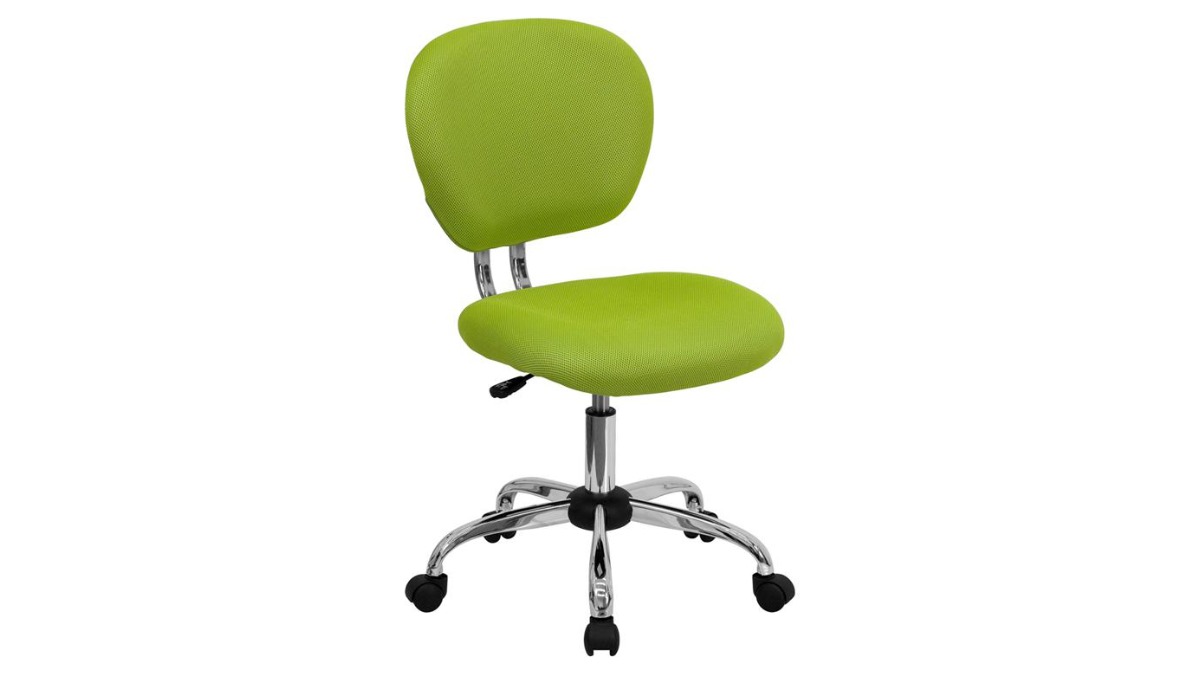 Swivel Task Office Chair with Chrome Base