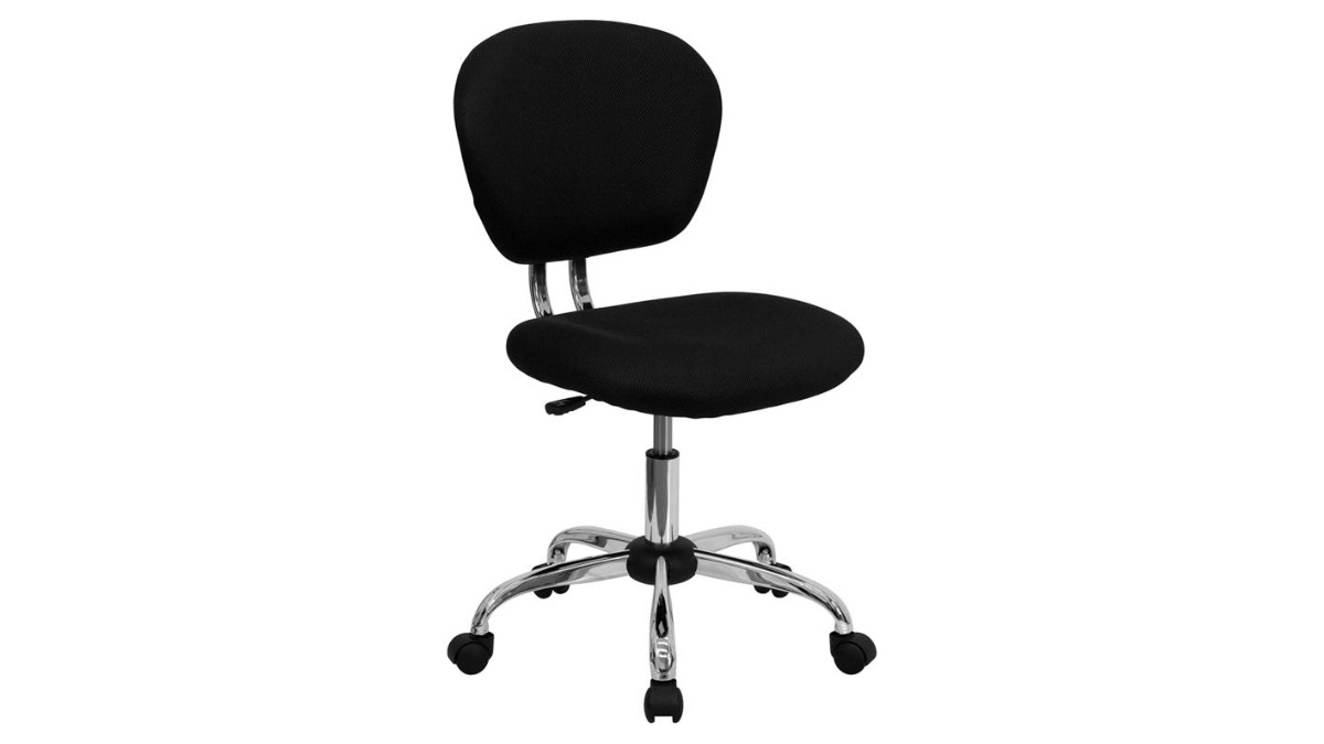 Swivel Task Office Chair with Chrome Base