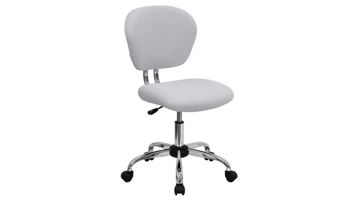 Swivel Task Office Chair with Chrome Base