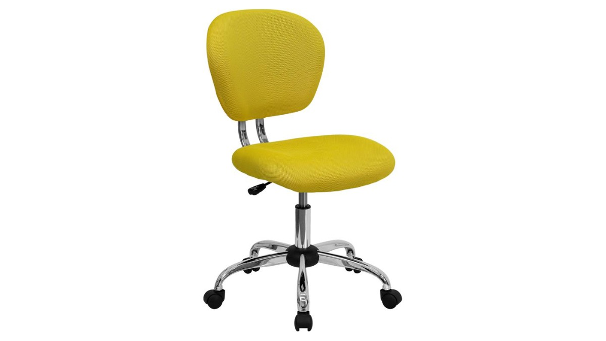 Swivel Task Office Chair with Chrome Base