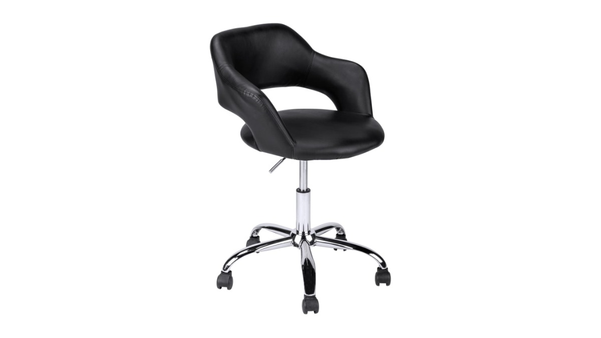 Office Chair Chrome Metal Hydraulic Lift Base