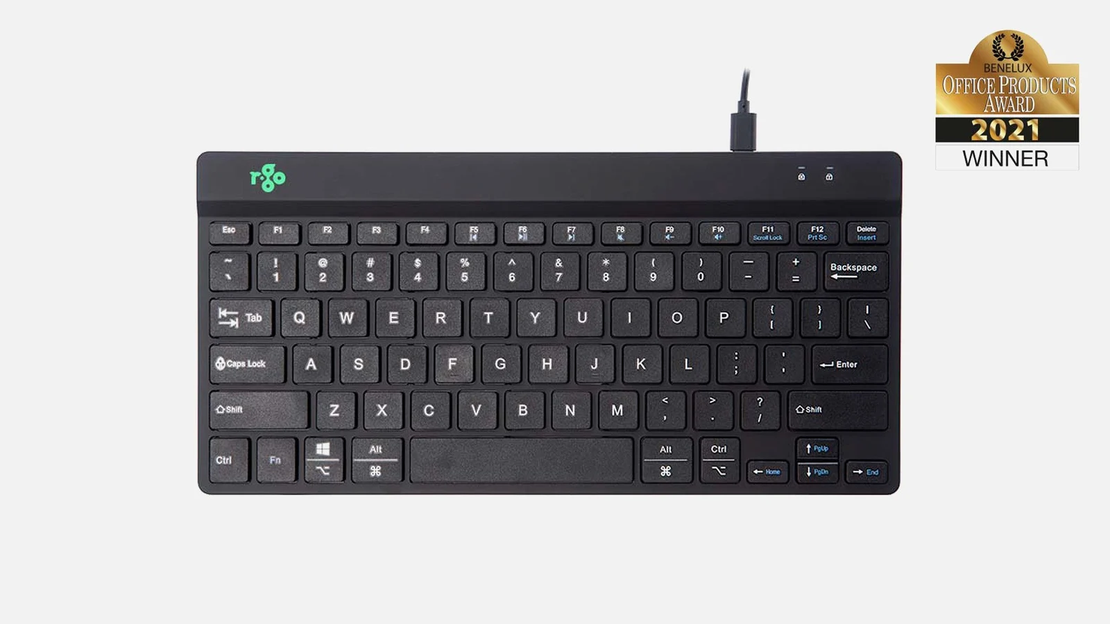 R-Go Tools Ergonomic Break Compact Keyboard with LED Signals 2 R-Go Tools Ergonomic Break Compact Keyboard with LED Signals