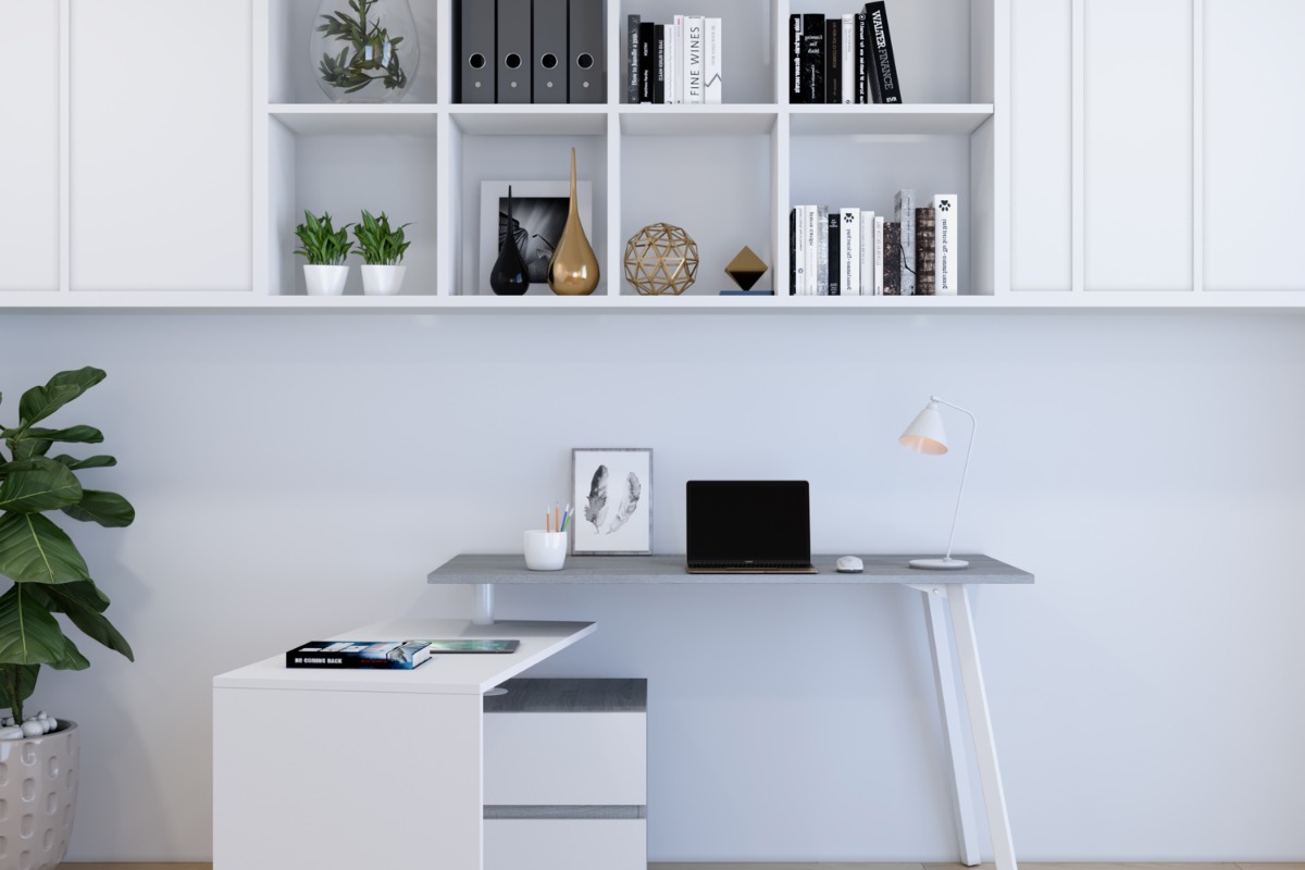 Techni Mobili Rotating Multi-Positional Modern Desk