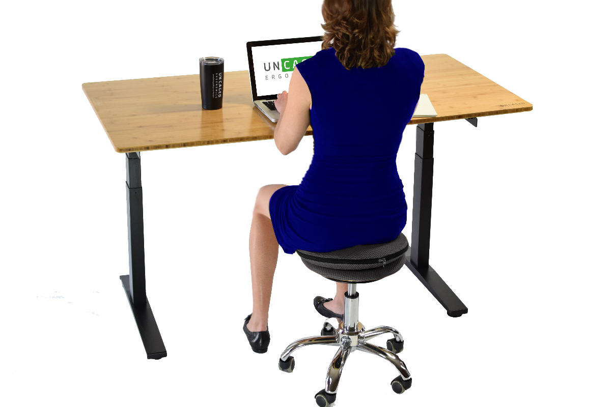 Wobble Stool Air balance ball chair on wheels